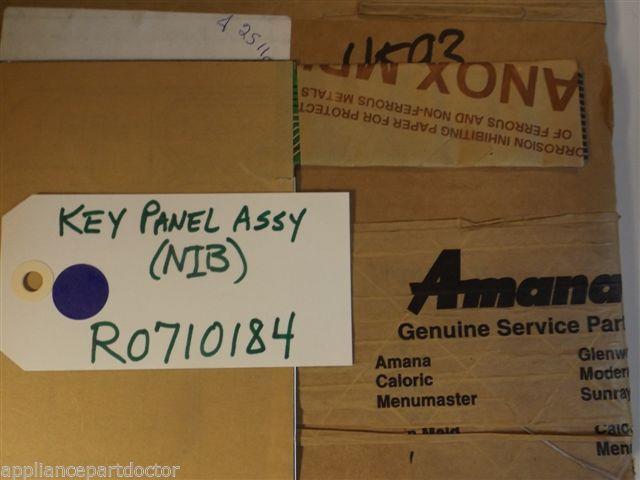 Amana Refrigerator R0710184 Key Panel NEW IN BOX Amana Refrigerator R0710184 Key Panel NEW IN BOX